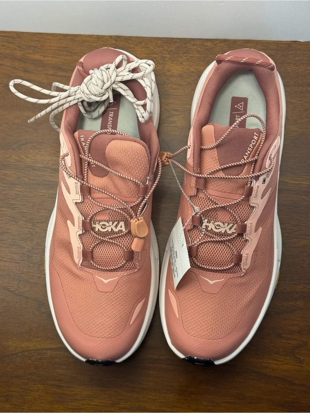 HOKA Transport GTX Gore-Tex Shoes Women’s 10 Blush Rose/Cream NWT